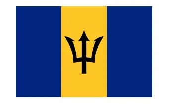 Merchant Flag 4'X 6' Bunting Barbados