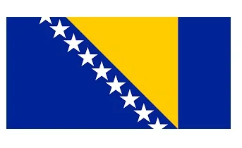 Merchant Flag 4'X 6' Bunting Bosnia Hercegovina