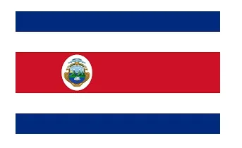 Merchant Flag 4'X 6' Bunting Costa Rica