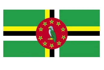 Merchant Flag 4'X 6' Bunting Dominica