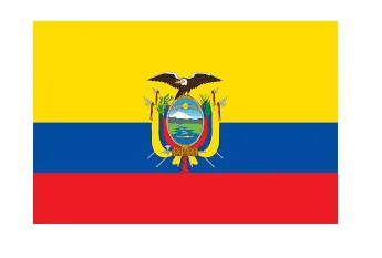 Merchant Flag 4'X 6' Bunting Ecuador