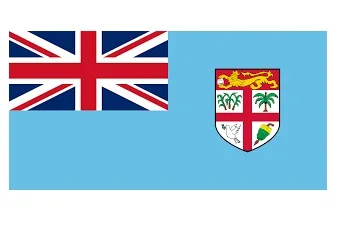 Merchant Flag 4'X 6' Bunting Fiji