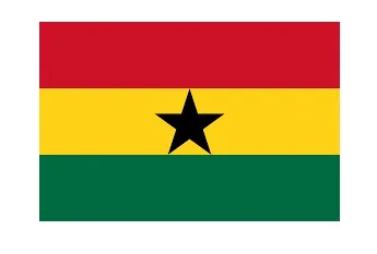 Merchant Flag 4'X 6' Bunting Ghana