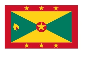 Merchant Flag 4'X 6' Bunting Grenada