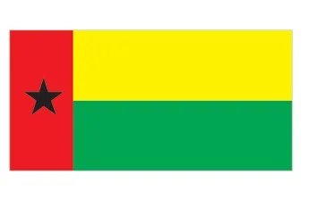 Merchant Flag 4'X 6' Bunting Guinea Bissau