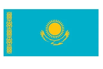 Merchant Flag 4'X 6' Bunting Kazakhstan