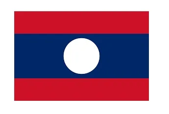 Merchant Flag 4'X 6' Bunting Laos
