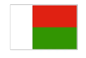 Merchant Flag 4'X 6' Bunting Madagascar