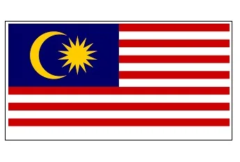 Merchant Flag 4'X 6' Bunting Malaysia