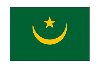 Merchant Flag 4'X 6' Bunting Mauritania