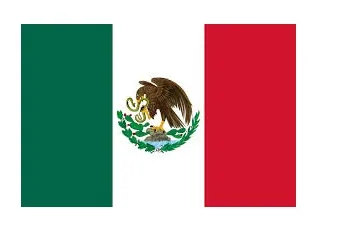 Merchant Flag 4'X 6' Bunting Mexico