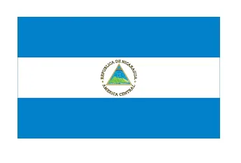 Merchant Flag 4'X 6' Bunting Nicaragua