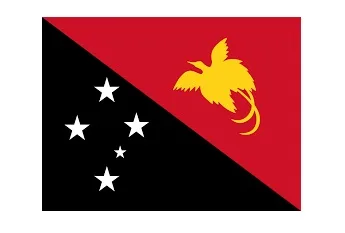 Merchant Flag 4'X 6' Bunting Papua New Guinea
