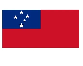 Merchant Flag 4'X 6' Bunting Samoa