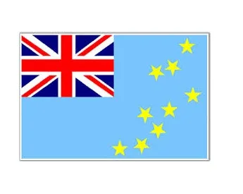 Merchant Flag 4'X 6' Bunting Tuvalu