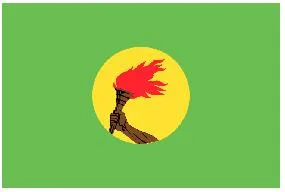 Merchant Flag 4'X 6' Bunting Zaire