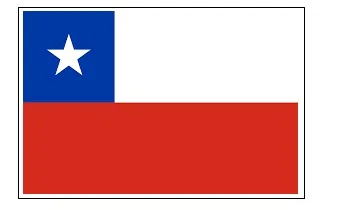 Merchant Flag 6'X 8' Bunting Chile