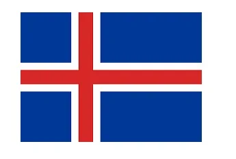 Merchant Flag 6'X 8' Bunting Iceland