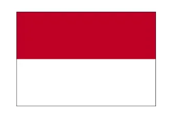 Merchant Flag 6'X 8' Bunting Indonesia