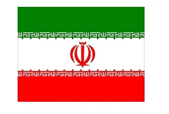 Merchant Flag 6'X 8' Bunting Iran