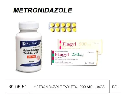 Metronidazole Tablets, 200 Mg, 100'S