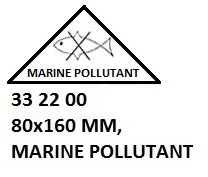 Miscellaneous Sign, 80X160 Mm, Marine Pollutant...