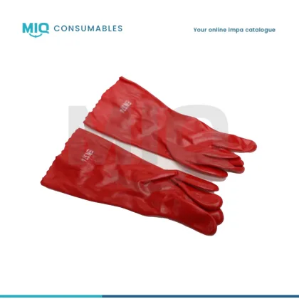 Oil Acid Gloves Red Length 35 Cm