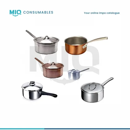 Pan Sauce Aluminium With Cover 300 X 154 Mm 12 Liter Heavy Duty