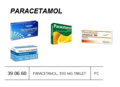 Paracetamol, 500 Mg Tablet