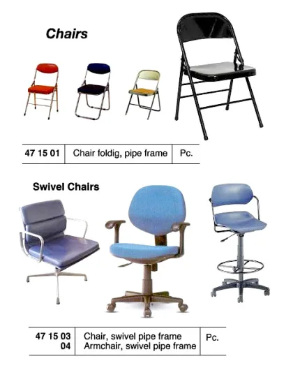 Pipe Frame Folding Chair,