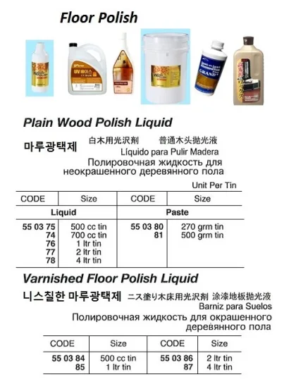 Plain Wood Polish, Liquid 4 Ltr