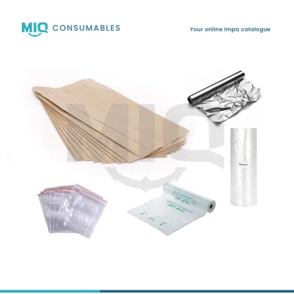Plastic Bags With Self Fastener 200 X 280 Mm Bunch Of 100 Pcs