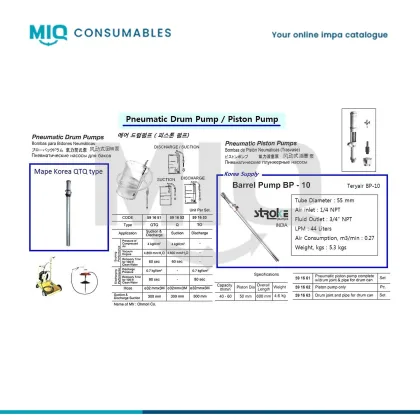 Pneumatic Piston Pump