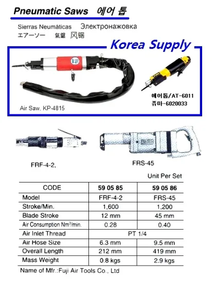 Pneumatic Saw, Stroke : 12 Mm, Frf 4 2, Fuji Air Tools