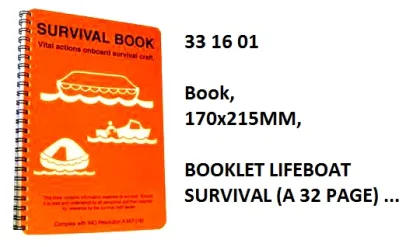 Poster, 170X215Mm, Booklet Lifeboat Survival (A 32 Page) ...
