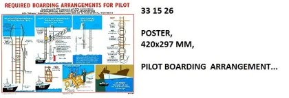 Poster, 420X297 Mm, Pilot Boarding Arrangement...