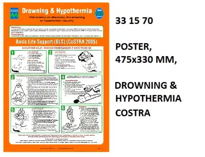 Poster, 475X330 Mm, Drowning Hypothermia Costra