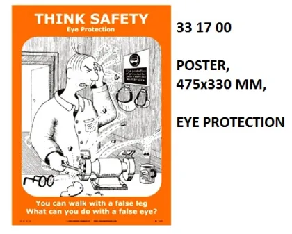 Poster, 475X330 Mm, Eye Protection