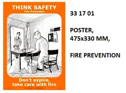 Poster, 475X330 Mm, Fire Prevention