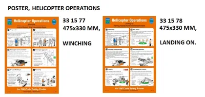 Poster, 475X330 Mm, Helicopter Operations, Landing On.