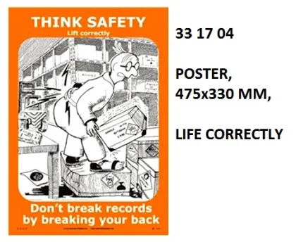 Poster, 475X330 Mm, Life Correctly