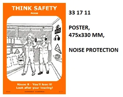 Poster, 475X330 Mm, Noise Protection