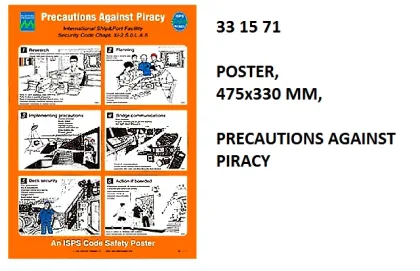 Poster, 475X330 Mm, Precautions Against Piracy