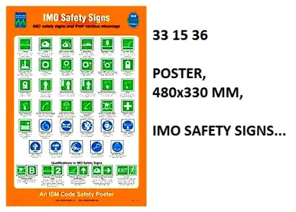 Poster, 480X330 Mm, Imo Safety Signs...
