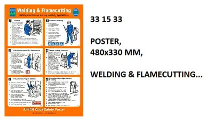 Poster, 480X330 Mm, Welding & Flamecutting...