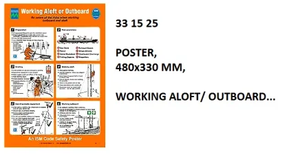 Poster, 480X330 Mm, Working Aloft/ Outboard...