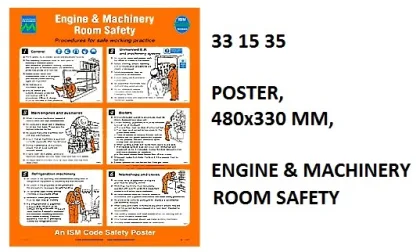 Poster, Engine & Machinery Room Safety