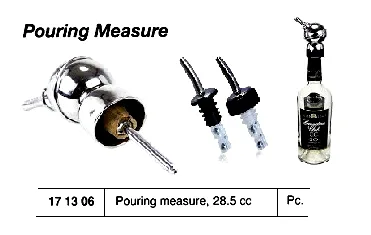 Pouring Measure, 28.5 Cc