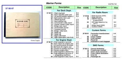 Radio Foams, Radar Log Book A 4