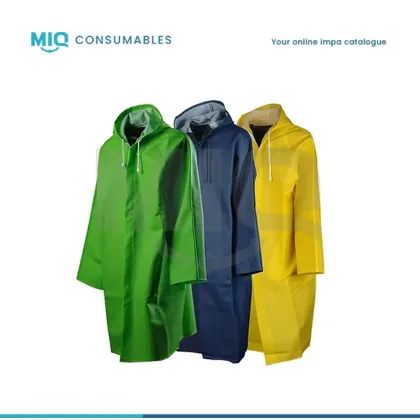 Rain Coat Long Model Yellow Size L